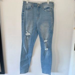 mudd flex stretch high rise jeggings